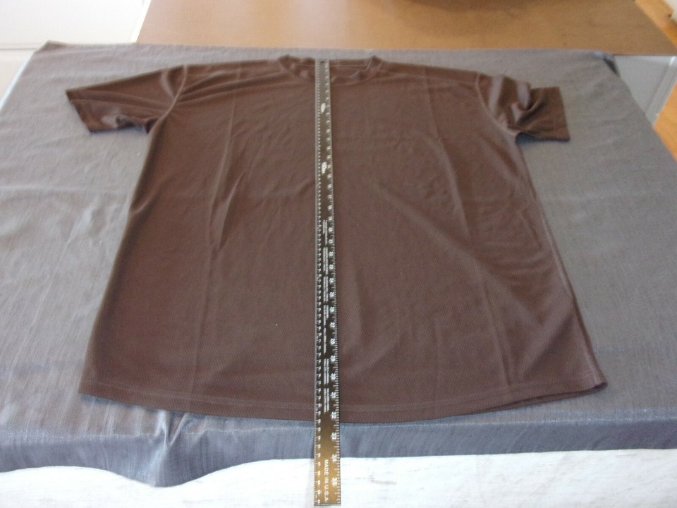 NEW DARK BROWN GREAT UK BRITAIN ARMY MILITARY SHIRT VENTED MOISTURE WICKING XL Item image 9