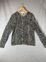 Charter Club Merino Wool Button Up Cardigan Sweater Womens Size L Office Work - $28.88