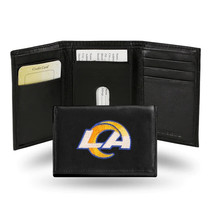Los Angeles Rams Wallet Trifold Leather Embroidered - $72.49