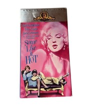 Some Like It Hot 1959 Marilyn Monroe Tony Curtis Romantic Comedy VHS Tape B&amp;W - £3.81 GBP