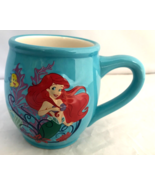 Disney Parks Ariel&#39;s 3.75&quot; Embossed Ceramic Little Mermaid Mug 8oz CLEAN... - £19.68 GBP