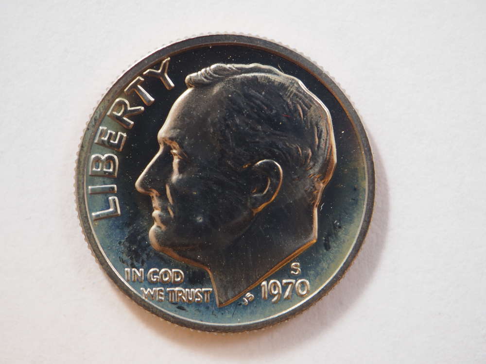 1970 S Roosevelt Dime Proof - SKU 34-0324-USDM-PR - $3.97