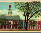 Estado Casa Edificio Dover De Delaware Unp sin Usar Lino Tarjeta Postal - £2.10 GBP