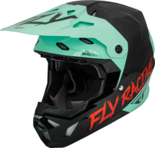 Fly Racing Formula Cp S.E. Rave Helmet, Black/Mint/Red, Youth Large - £203.23 GBP