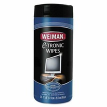 Weiman 93 E-tronic Wipes, 5 x 7, 30/Canister - £14.11 GBP