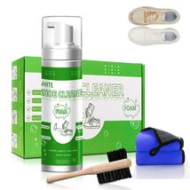 Shoe Cleaning kit For Sneaker Tennis Shoes Leather White Canvas Foam Cle... - $183.97 MXN