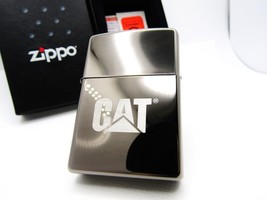 Caterpillar CAT Black ZIPPO 2005 Mint Rare - £85.63 GBP