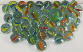 JJ) 44 Clear Color Splash Marbles Accents Floral Candle Fish Tank Vase F... - €3,38 EUR