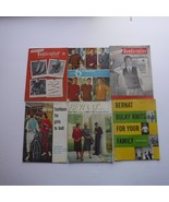 Vintage Knitting Pattern books / booklets Lot of 6 Bernat&#39;s Handcrafter - $19.07 CAD