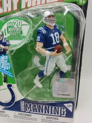 McFarlane NFL Playmakers Peyton Manning Indianapolis Colts Figure Blue Jersey Item image 9