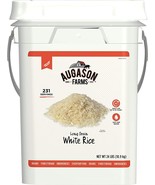Augason Farms White Rice 24 Lb Large Bucket Bulk Emergency Food Storage,... - $135.15 CAD