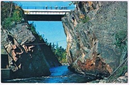 Postcard Montreal River Gorge &amp; Trans Canada Highway Bridge Sault Ste Marie ON - £3.08 GBP