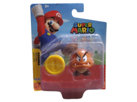 Super Mario Brothers 2.5&quot; Figure - Goomba with Coin - Nintendo NES Collectible - £8.18 GBP
