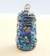 Antique Chinese Export Silver Filigree Enamel Box Dragons Must See - $550.00