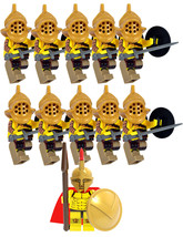 Ancient Roman Gladiators and Centurion 11 Custom Minifigures for Boys and Girls - £11.71 GBP