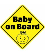 BABY ON BOARD GIRL GIRLS BABIES PREGNANT ASSORTED DECAL STICKER BUY 2 GE... - $55.27 MXN