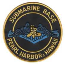 5&quot; Navy Naval Submarine Base Pearl Harbor Hawaii Embroidered Patch - £23.12 GBP