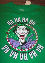 Dc Comics Joker Ha Ha Ha Batman Christmas T-Shirt Mens Xl New w/ Tag - £15.50 GBP