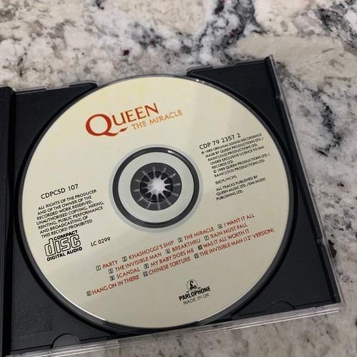 The Miracle by Queen (CD, May-1989) Good Item image 8