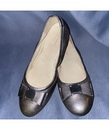 Cole Haan Pewter Silver TALI BOW Ballet Flat, Style #B17 W03490, Women S... - $59.00