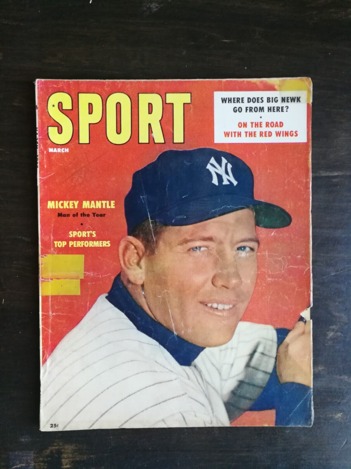 Primary image for Sport Magazine March 1957 Mickey Mantle New York Yankees 424