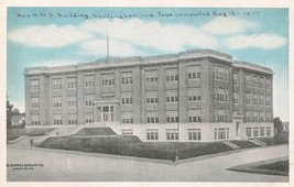 HUNTINGTON IN~NEW HIGH SCHOOL BUILDING-TO BE BUILT-ARCHITECT DRAWING~POS... - £7.48 GBP