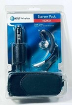 AT&amp;T Wireless Accessory Starter Pack for Nokia- Headset, Power Cord &amp; Ph... - $14.84