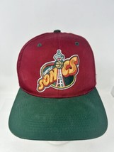 Sports Specialties Seattle Super Sonics Snapback Hat 90s NBA Vintage - £104.22 GBP
