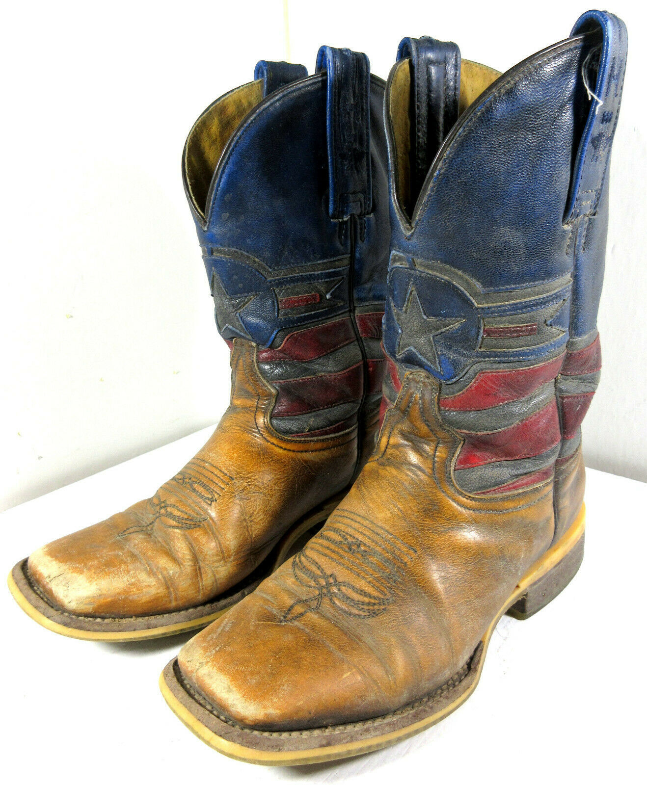 Kids Junior Tin Haul Justice Boots with American Hero Sole Handcrafted Size 3 - $69.25