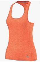 Adidas Running Climalite Women&#39;s Supernova Fitted Slim Tank Top, Orange, XL - £16.66 GBP