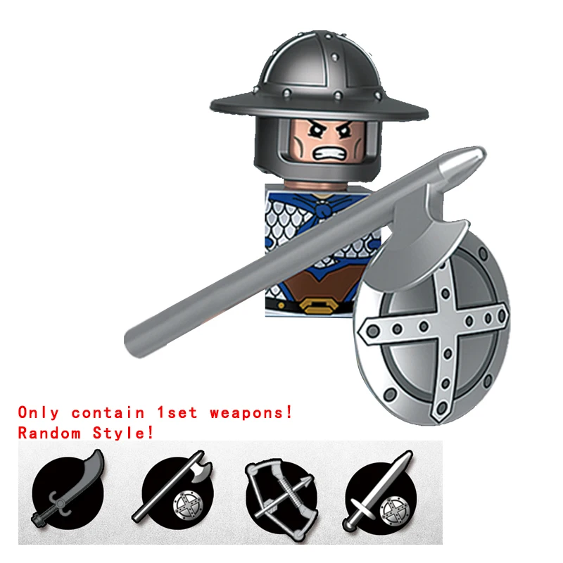 Courage of Three Kingdoms Soldiers Hero Mini Figure Building Blocks Toy ... - $6.98