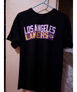 Los Angeles Lakers NBA Majestic Lebron James Black Men’s T Shirt Medium - £27.56 GBP