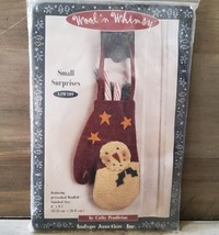Indygo Junction Wool n Whimsy Small Surprises 9&#39;&#39; Bag Ovenmit Kit 2001 S... - £14.76 GBP