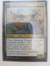 Gleaming Overseer Magic The Gathering Zombie War Of The Spark 198 MTG - $2.93