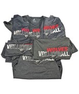 Wolves Fan Shirts Womens Sz Medium Gray Volleyball Top Ridgemont Short S... - £47.15 GBP