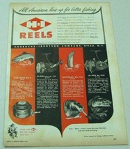 1957 Print Ad H-I Horrocks Ibbotson Fishing Reels 4 Models Utica,NY - £9.73 GBP