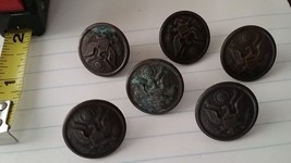 Lot of 6 WWI US Army Buttons Scovill Mf&#39;g. Co. Waterbury CT - $40.00