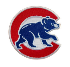Chicago Cubs World Series MLB Baseball Embroidered Iron On Patch Bear - £5.89 GBP+