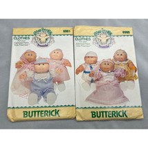 Lot of 2 Butterick Cabbage Patch Kids Preemie 6980 and 6981 - £9.16 GBP