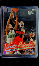 1996 1996-97 Fleer Ultra #153 Dikembe Mutombo HOF Atlanta Hawks Basketball Card - £2.27 GBP
