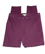 MAISON JULES Pants Women&#39;s Size 6 Burgundy Cotton Stretch Skinny 5 Pocke... - $220.89 MXN