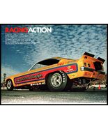 1973 HOT ROD Magazine Car Print - &quot;Braskett &amp; Burgin&quot; NHRA Funny Car A5 - $174.31 MXN
