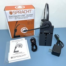 Spracht ZUM Maestro USB Headset w/ Base Station for PC/Mac, Black, HS-3010 - £22.74 GBP