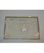 White Wedding Guest Book with Picture of Cake on Front - $20.63 CAD