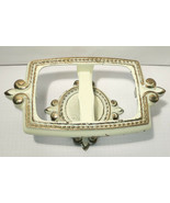 Vintage Amerock Bonaventure Collection Soap Dish Holder Brass / White - $15.33