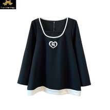 Large size women&#39;s one-neck long-sleeved sweater suitable for 60-175KG - $40.99