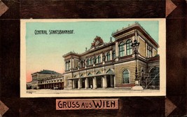 Rare POSTKARTE-GREETINGS From VIENNA-CENTRAL State Railway Station BK66 - £6.22 GBP