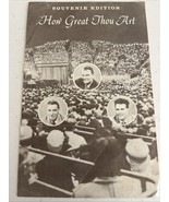 How Great Thou Art Billy Graham Crusade Souvenir Ed Original Sheet Music... - £3.66 GBP