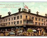 Hôtel Decatur Océan Plage California Ca Unp non Utilisé DB Carte Postale... - $6.10