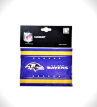 BALTIMORE RAVENS GEO MAGNET RETANGLE SIZE: 3.5&quot; BY 2.5&quot; NEW - £6.19 GBP
